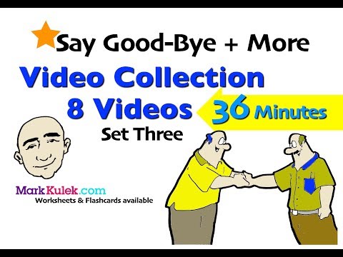 Saying Good-Bye + More | Video Collection - 3 | English Speaking Practice For Communication | ESL