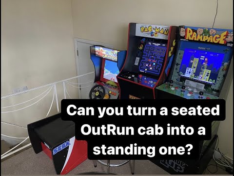 Can you put a seated OutRun Arcade 1up cab on a riser?