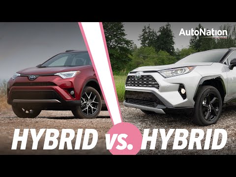 2019 Toyota RAV4 Hybrid vs 2018 Toyota RAV4 Hybrid  #autonationdrive