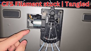 How to unclog Creality CFS Filament Stuck | Do This Instantly To Unclog