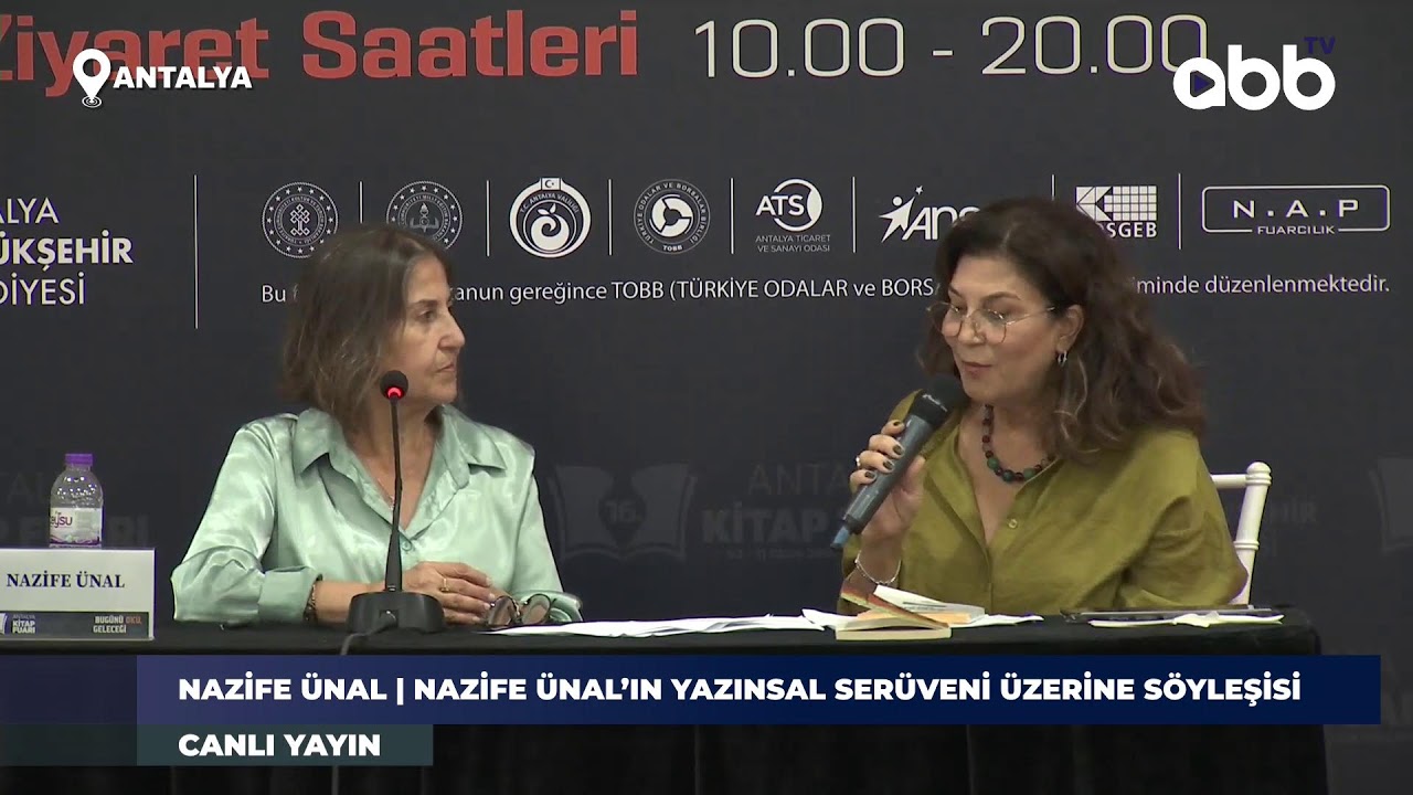 16. Antalya Kitap Fuarı Nazife Ünal Söyleşisi