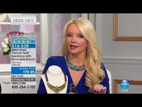 HSN | Heidi Daus Fashion Jewelry Gifts 12.07.2017 - 10 AM