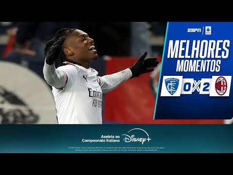 Gols e lances de Empoli x Milan