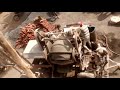 Concrete slab mixture machine