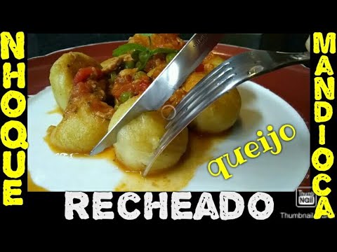 NHOQUE RECHEADO DE QUEIJO GRELHADO NA MANTEIGA - Receitas do Big #068