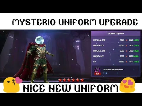 MYSTERIO UNIFORM UPGRADE 6* NEW UNIFORM OMG_MARVEL FUTURE FIGHT