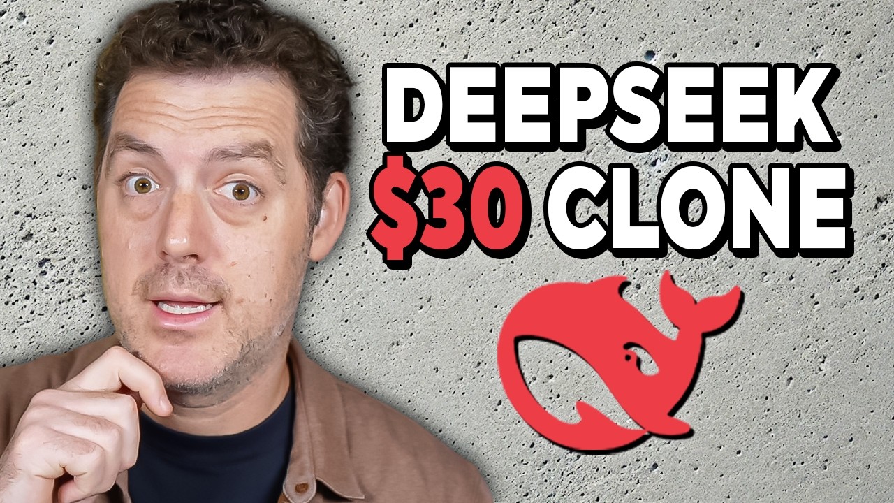 DeepSeek R1 Cloned for $30?! PhD Student STUNNING Discovery