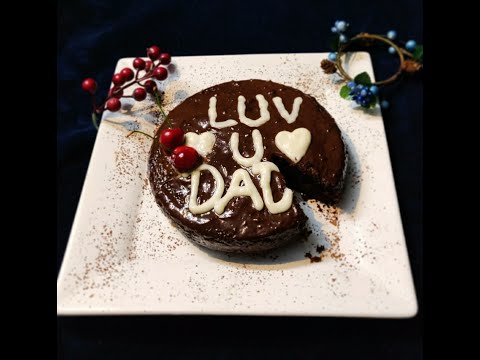 Simple and Easy Chocolate cake | Father's Day Special | Eggless Chocolate Cake