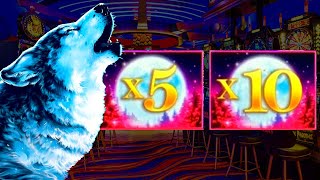 BIG WINS! Landing the 15X Multiplier! Timberwolf Gold Slot Machine BONUSES In High Limit! Video Video