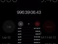 Longest stopwatch time world record (maybe)