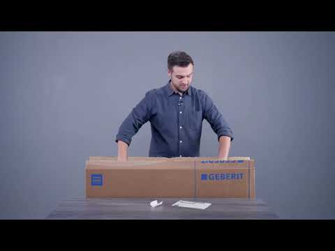 Інсталяція для унітазу Geberit Duofix Delta 111.153.00.1 - Розпаковка і огляд