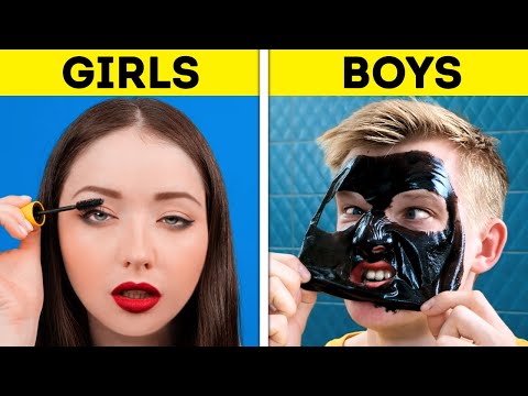 GIRLS VS. BOYS || Relatable Couple Situations And Funny Relationship Struggles