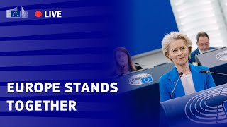 "Europe stands together": President Ursula von der Leyen participates 
