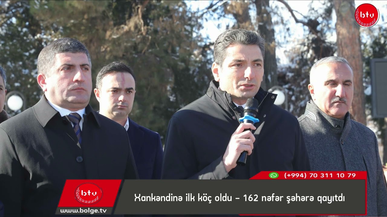 Xankəndinə ilk köç oldu - 162 nəfər şəhərə qayıtdı