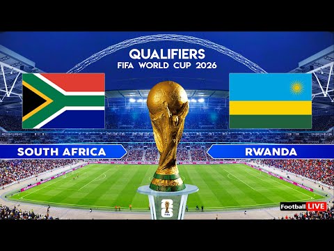 South Africa vs Rwanda - CAF FIFA World Cup 2026 Qualifiers | Full Match All Goals | Simulation PES