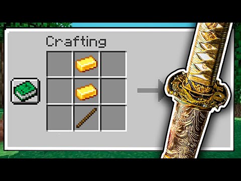 We Made The GOLDEN Sword from Minecraft