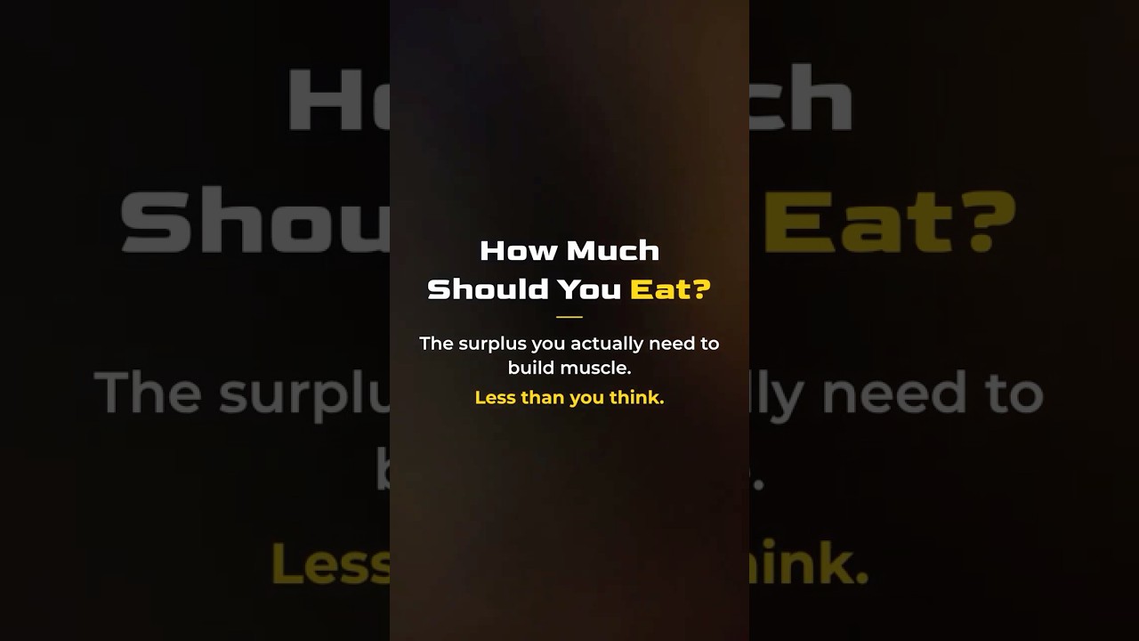 How Much of a Caloric Surplus Do You Need to Build Muscle? | Video Guide