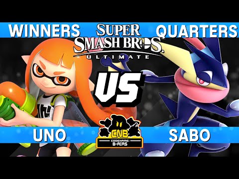 Smash Ultimate Tournament Winners Quarters - Uno (Inkling) vs Sabo (Greninja) - CNB 203