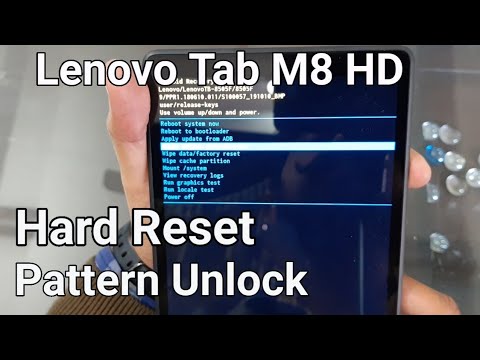 How to Hard Reset Lenovo Tab M8 HD