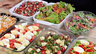 7 saladas diversas para o seu almoço da semana!