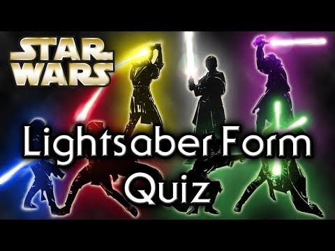 Find out YOUR lightsaber FORM! - Star Wars Quiz Video