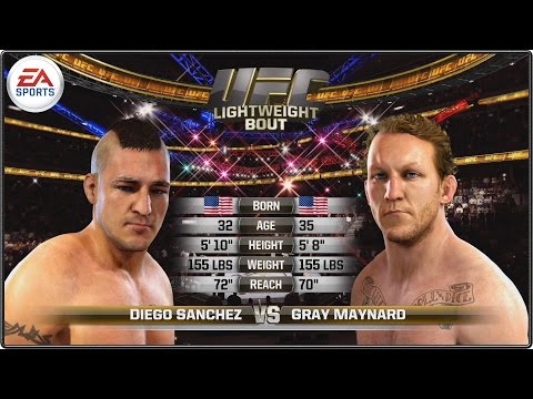 Diego Sanchez vs Gray Maynard - Full Fight - EA Sports UFC