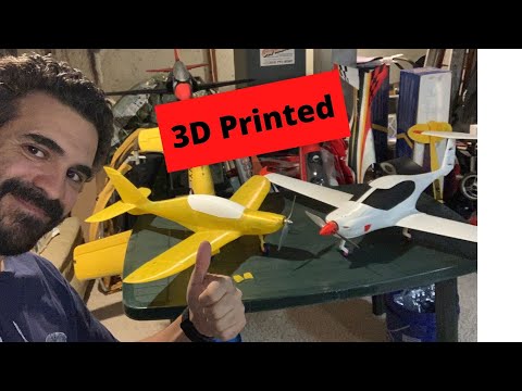 3D Printed Remote Control Planes!