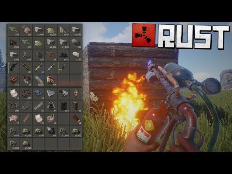 FLAMETHROWER RAIDING MY NEIGHBOUR! - Rust SOLO Survival