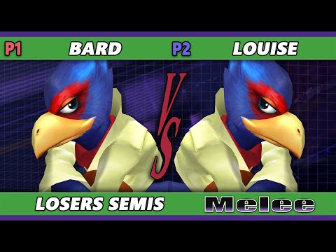 S@X 462 Losers Semis - Bard (Falco) Vs. Louise (Falco) Smash Melee - SSBM