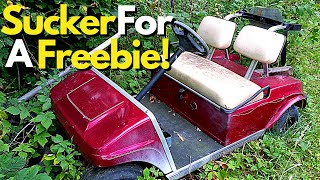 Fixing A Free Golf Cart and Saving Money:   Tale of a Frugal Tinkerer