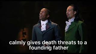 aaron burr being a mood for 3 minutes straight