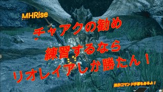 [MHRise] チャアクの勧め　練習するならリオレイア[チャージアックス]