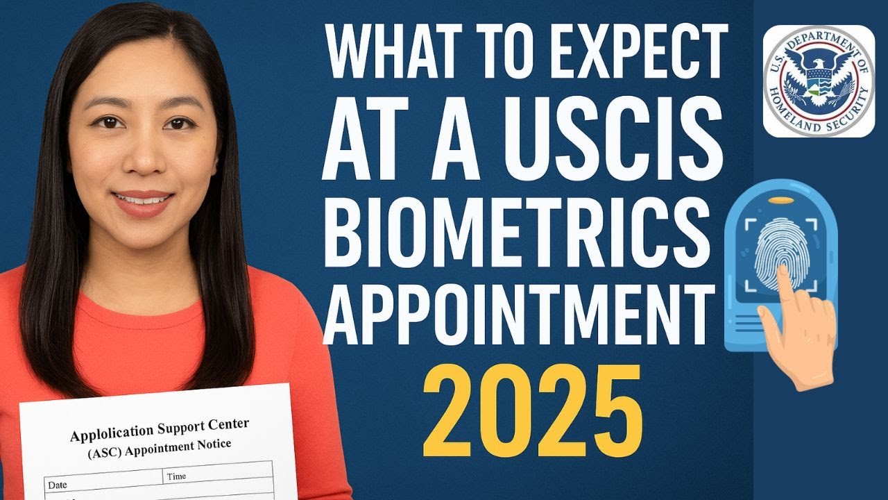USCIS Biometrics Appointment 2025- YOU SHOULD KNOW!