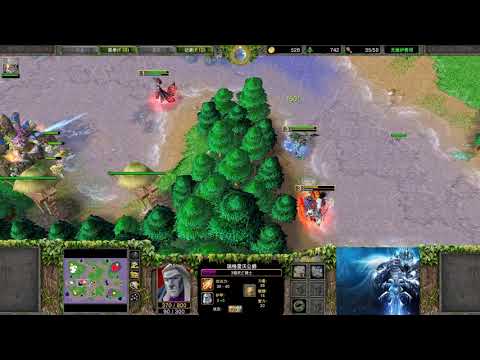 【意外阵亡】魔兽争霸大帝解说 Moon vs WFZ EI