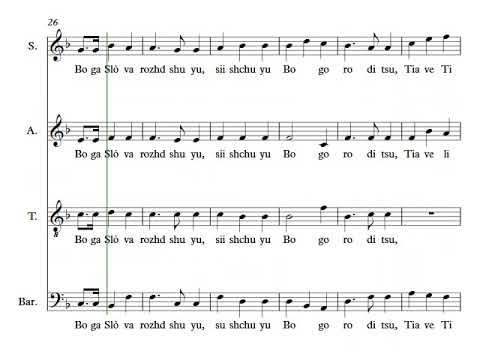 Tchaikovsky 9 Sacred Pieces No. 5 It is truly fitting  Bass