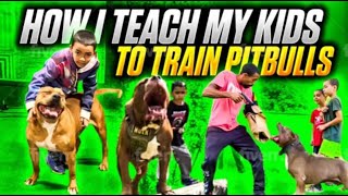 THE HULK LIFE: Teaching my kids to REALLY train dogs! now it starts STEP by STEP