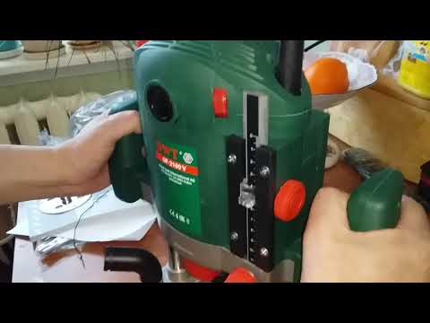 Фрезер ручной сетевой по дереву DWT OF-2100V с системой стабилизации оборотов - фото 1 - id-p1594095686