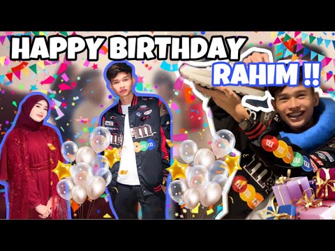 PRANK AJAK RAHIM GAD0H SEMPENA BIRTHDAY ! VLOG BIRTHDAY RAHIM !