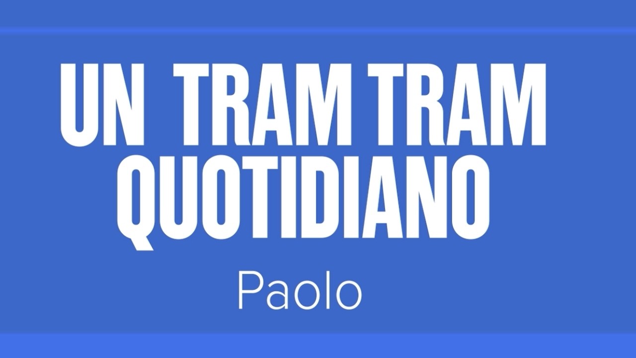Discover Paolo’s story: watch the first episode now