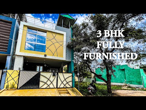 3 BHK fully furnished duplex home for sale at cheran managar