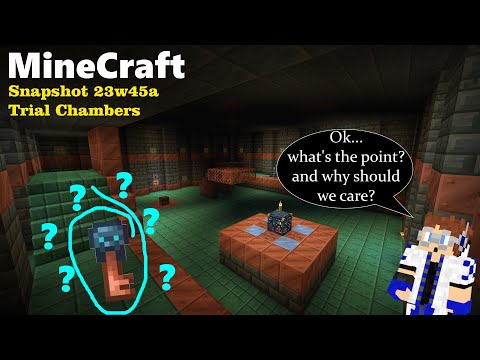 Insane Minecraft Snapshot 23w45a Trial Chamber!