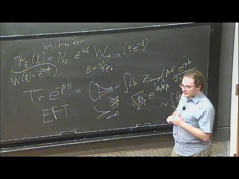 Daniel Jafferis -Wormholes, Strings and Matrix Models Part 3