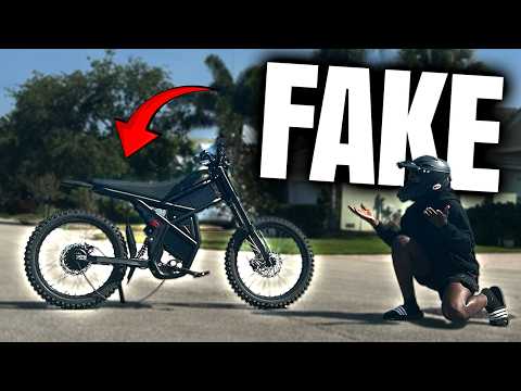 I Bought a "FAKE" Electric Dirt Bike! | Riding Times GT73 Review