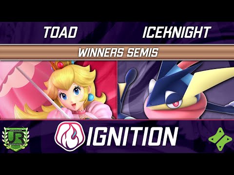 Toad (Peach) vs IceKnight (Greninja) - Ignition 374 WINNERS SEMIS