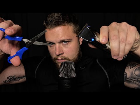 ASMR Quiet Barber Gives You A Fast & Precise Haircut