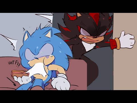 Sonic's Shower Time | Sonic Comic Dub | Sky Comic