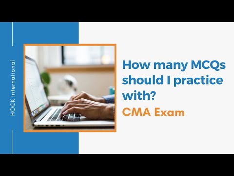 How many MCQs should I practice with for CMA exam?