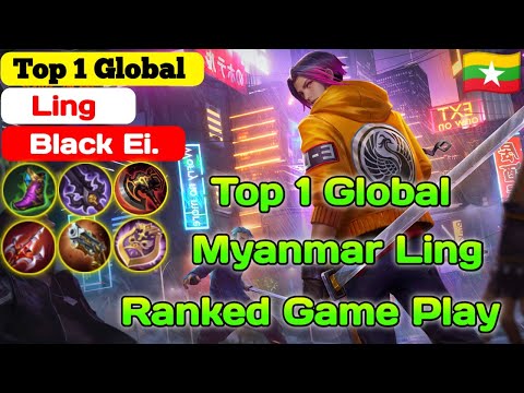 Top 1 Global Myanmar Ling Game Play 89.2% Current Season Win Rate By Black Ei. - Mobile Legends