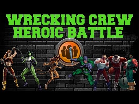 Marvel Avengers Alliance Season 2: Chapter 5, Mission 1 - The Wrecking Crew Heroic Battle