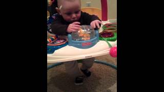 Charlie in jumperoo